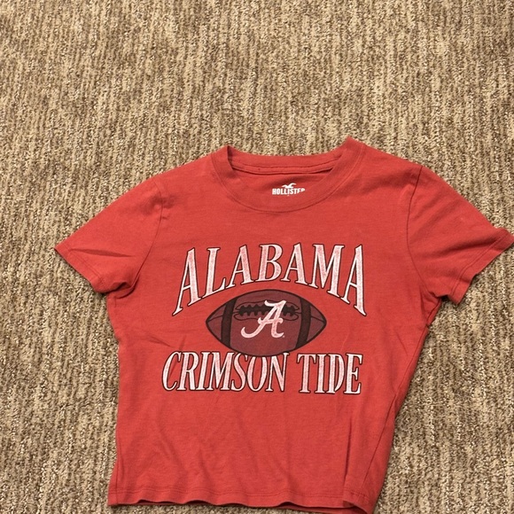Hollister Red Alabama Crimson Tide Tee - Picture 1 of 1